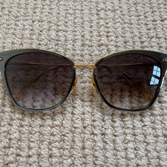 DITA Accessories - DITA Women's Elegant Black and Gold Sunglasses